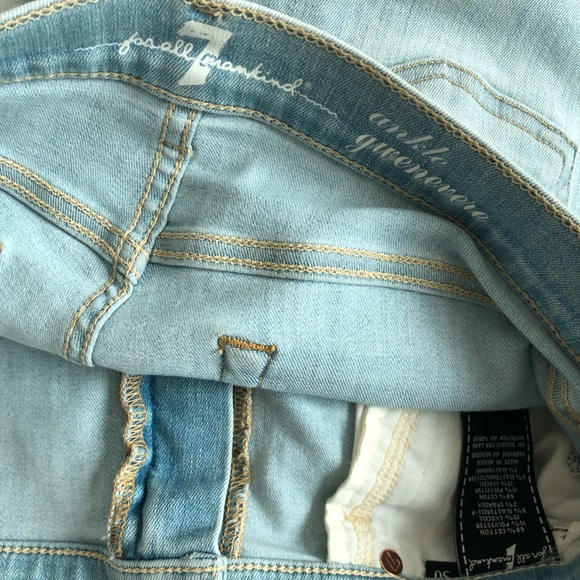 7FAM Gwenevere Angled Raw Hem Skinny Jeans - Picture 7 of 9